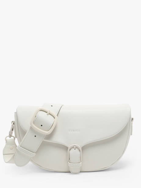 Sac Bandoulière M Oxer Cuir Etrier Blanc oxer EOXE065M